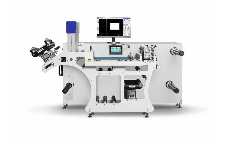 Automatic Sticker Paper Label Quality Inspecting Machine With Slitting Rewinding System