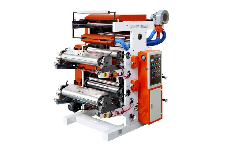 2 Color Flexo Printing Machine for Plastic Bags — High-Speed Roll-to-Roll Flexo Press