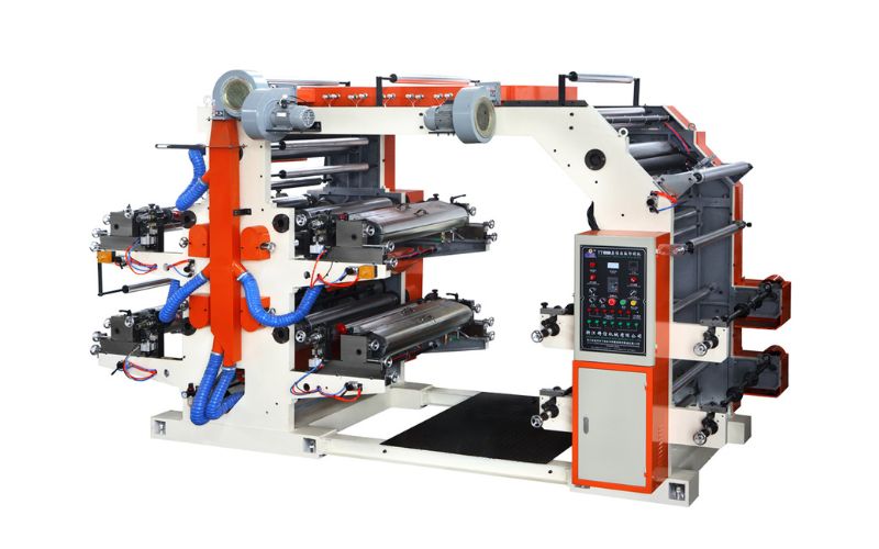 Four Color Plastic Bag Film Roll to Roll Flexo Printing Machine For Shopping Bag YT Series 
