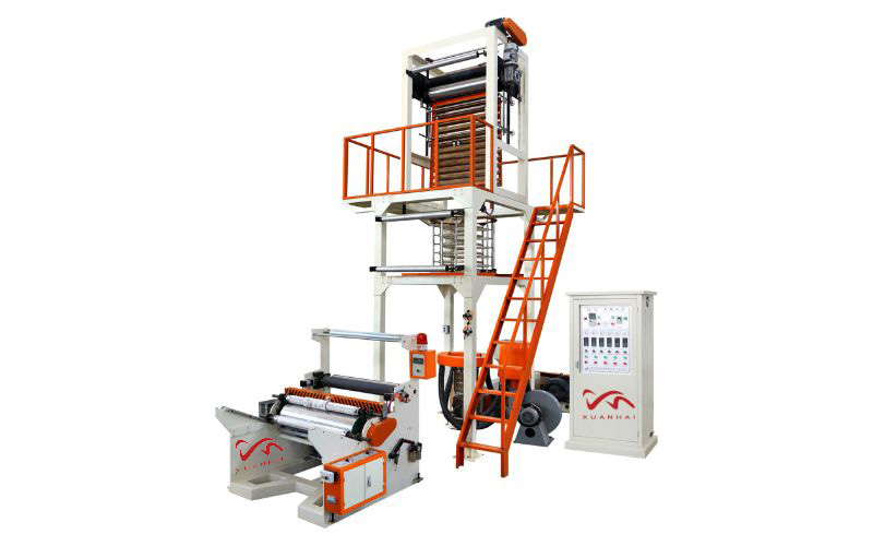 HDPE LDPE Film Blowing Machine For Extrusion Making Plastic Packaging Films SJ-A