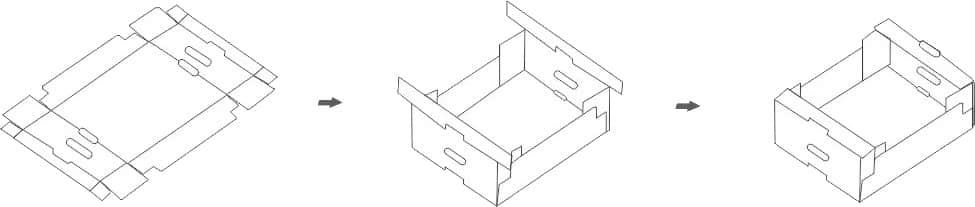 Automatic Paper Fruit Box Making Machine for Fruit and Vegetable Carton Folding and Forming