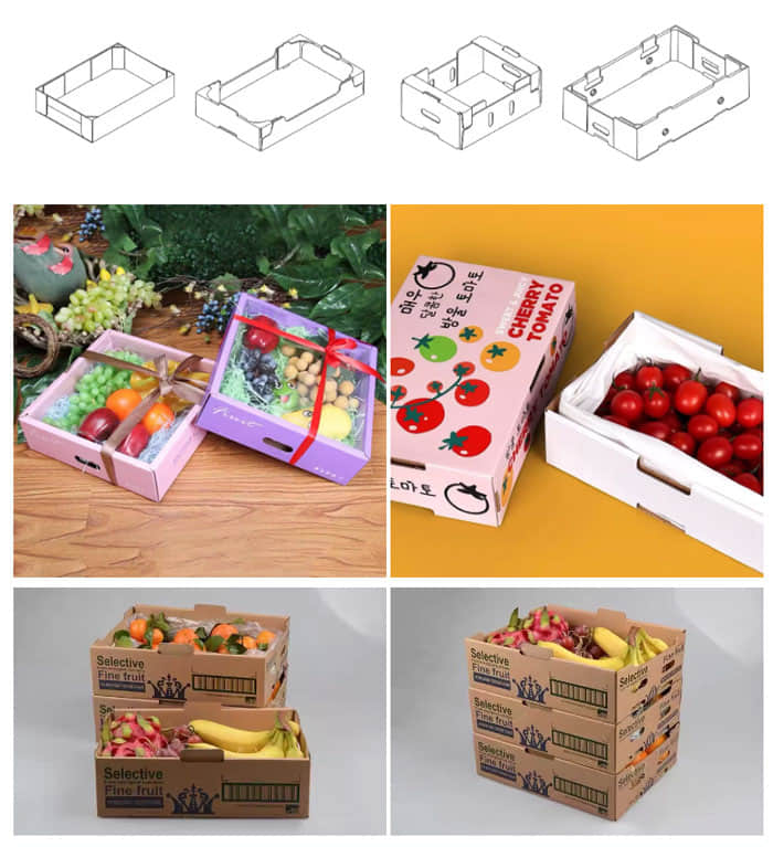 Automatic Paper Fruit Box Making Machine for Fruit and Vegetable Carton Folding and Forming