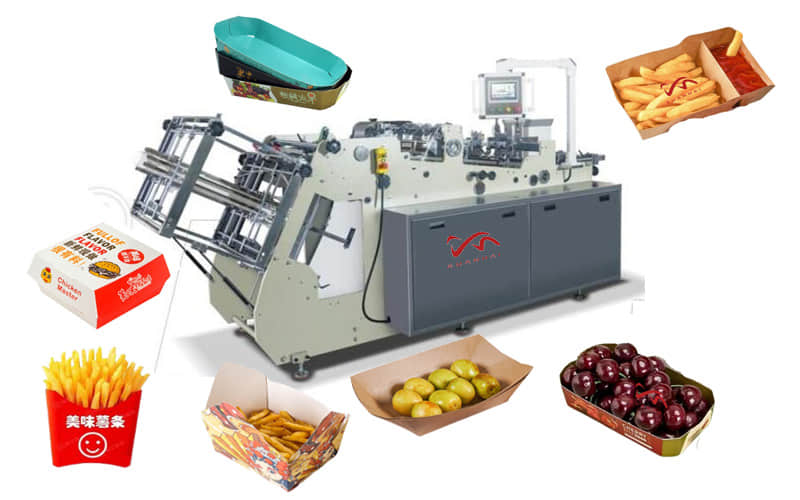 ZF-800Plus Automatic Food Lunch Carton Erecting Forming Machine