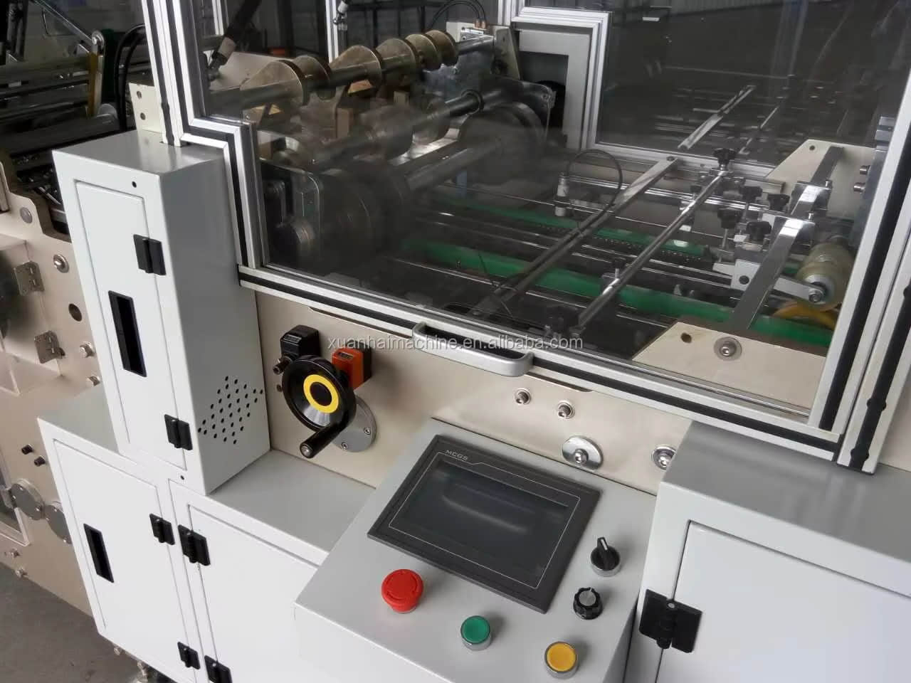 ZF-800 Automatic Carton Erector Hamburger Box Making Machine