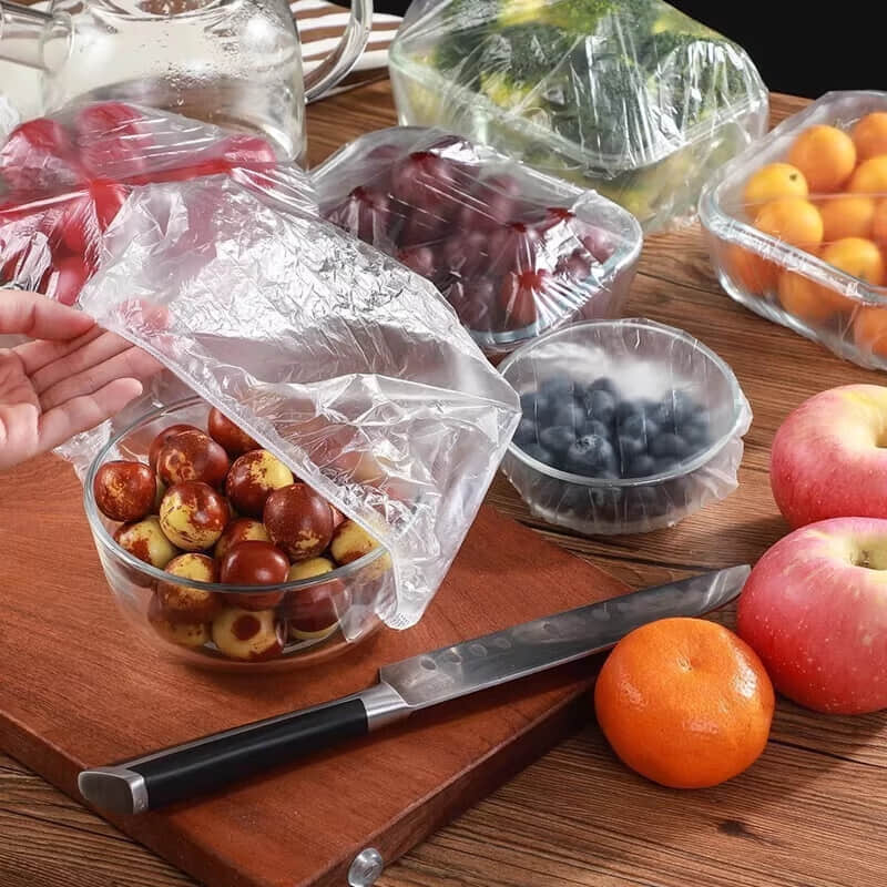 450mm*2 Double Lines Perforation Roll Plastic Food Storage Flat Bags Making Machine With Paper Core