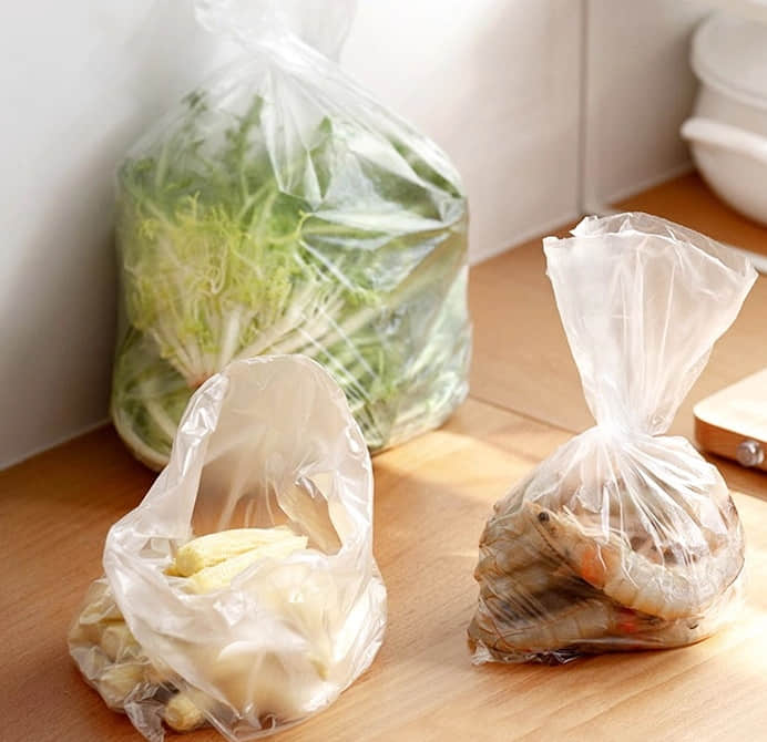 450mm*2 Double Lines Perforation Roll Plastic Food Storage Flat Bags Making Machine With Paper Core