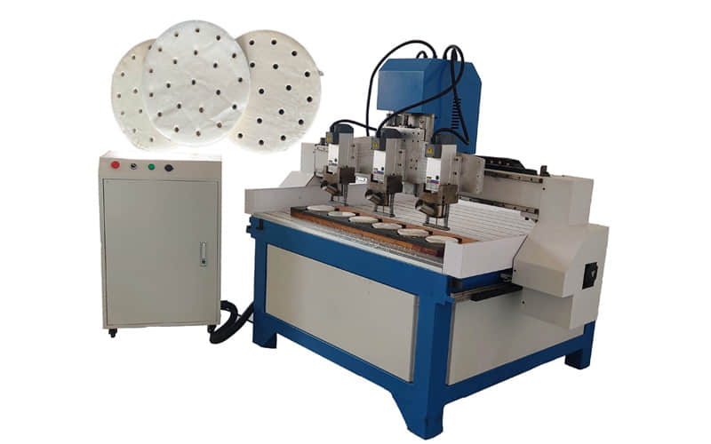 Automatic Steam Paper Products Hole Punching Machine Customized Shape Silicone Paper
