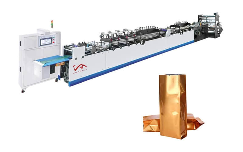 Fast Speed High Quality Four Side Sealing Pouch Making Machine