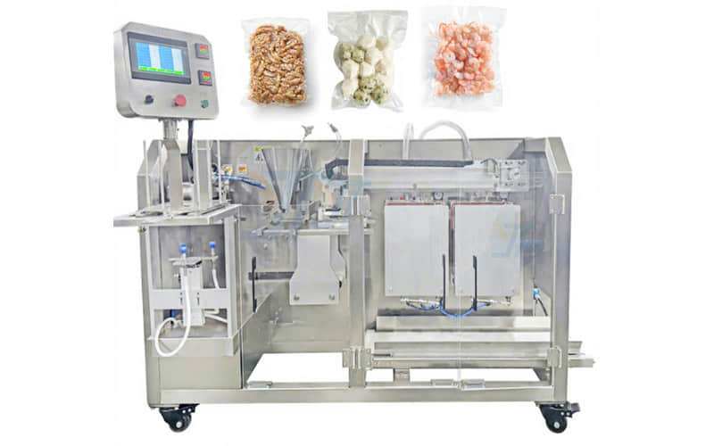 High-Speed Food Vacuum Premade Filling Machine Double Line Doypack Pouch Packaging