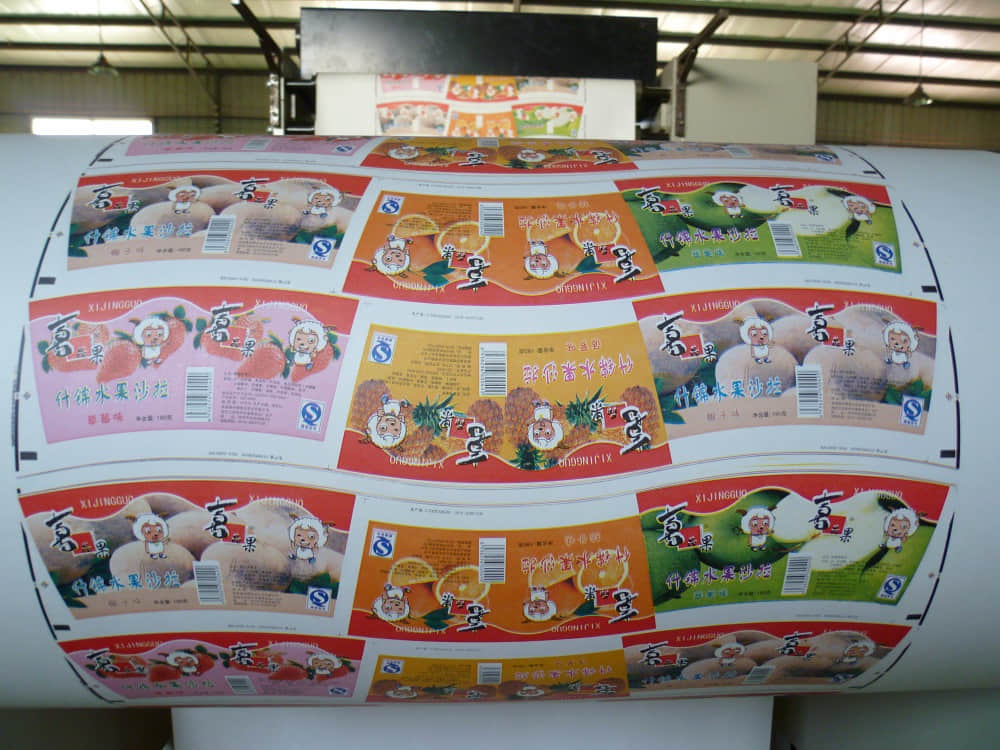 RY850 6 Color Flexo Printing Machine 850mm Width Paper Film Label Roll to Roll Print