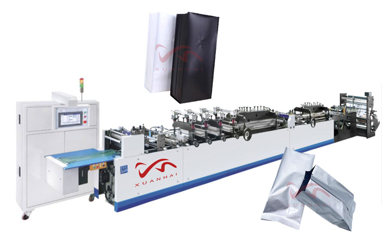 Four Sides Sealing Pouch Making Machine