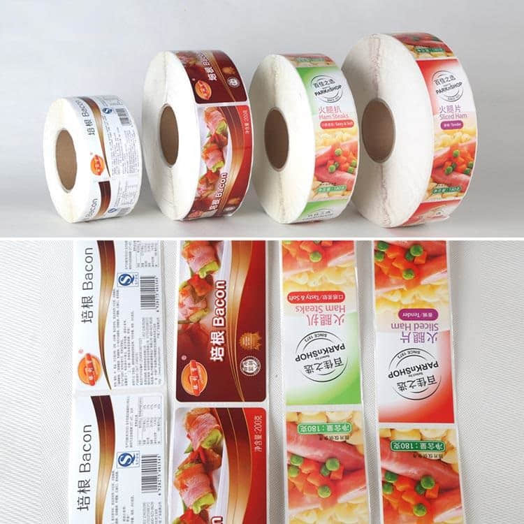 Automatic 6-12 Colors Label Paper CI Flexographic Printing Machine for Roll Label Stickers