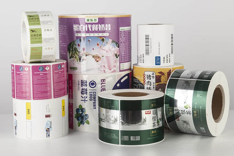 Automatic 6-12 Colors Label Paper CI Flexographic Printing Machine for Roll Label Stickers