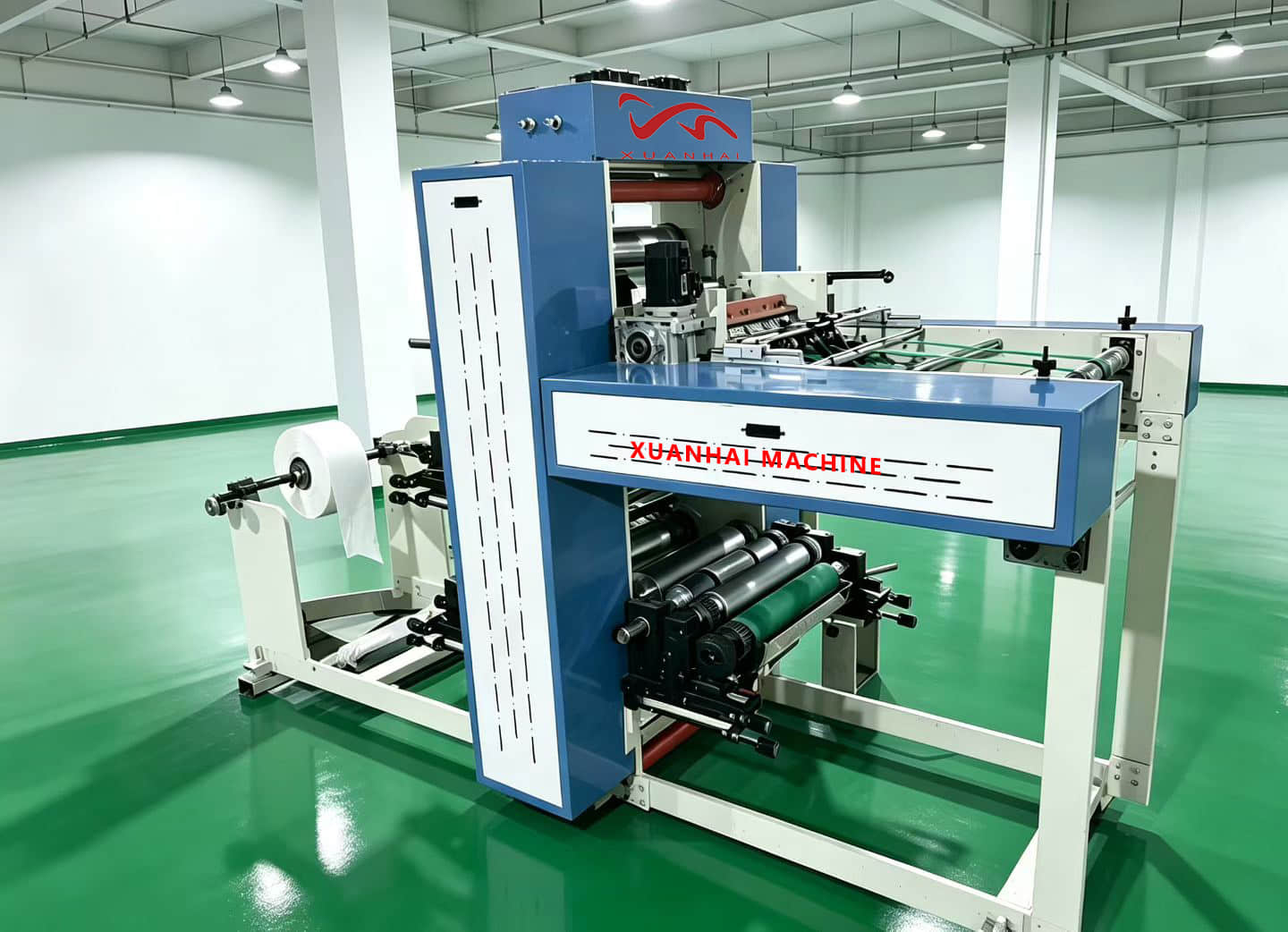sheet cutting machine with flexo printing machine multi-color for hamburger sandwich wrapping paper