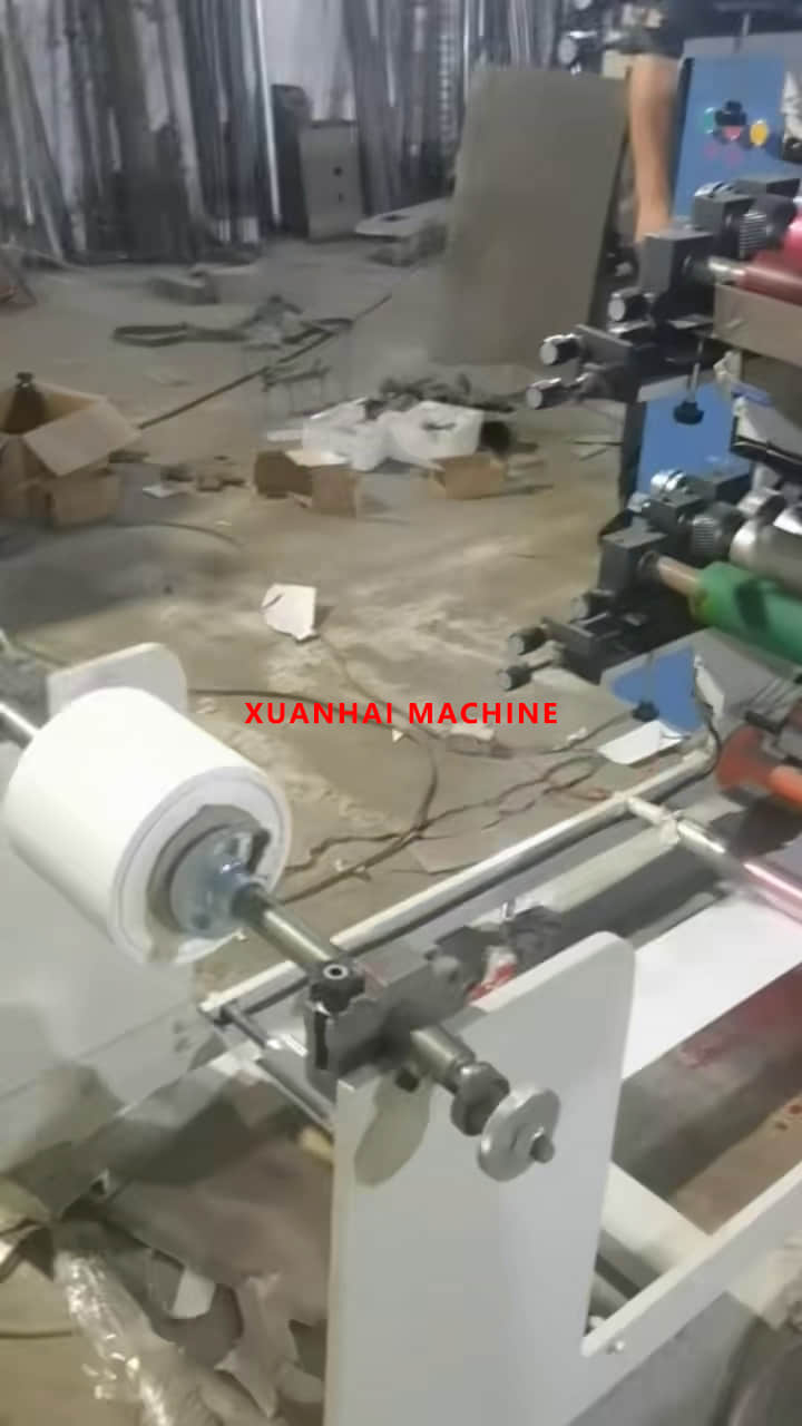 sheet cutting machine with flexo printing machine multi-color for hamburger sandwich wrapping paper